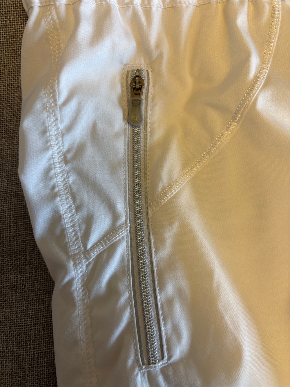 LULULEMON Resolution Jacket with hood.  White. - Picture 5 of 10